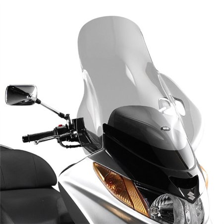 SUZUKI AN 250-400 Burgman (03 06) CÚPULA GIVI TRANSPARENTE CON SPOILER SUZUKI AN 250-400 Burgman (03 06) CÚPULA GIVI TRANSPARENTE CON SPOILER